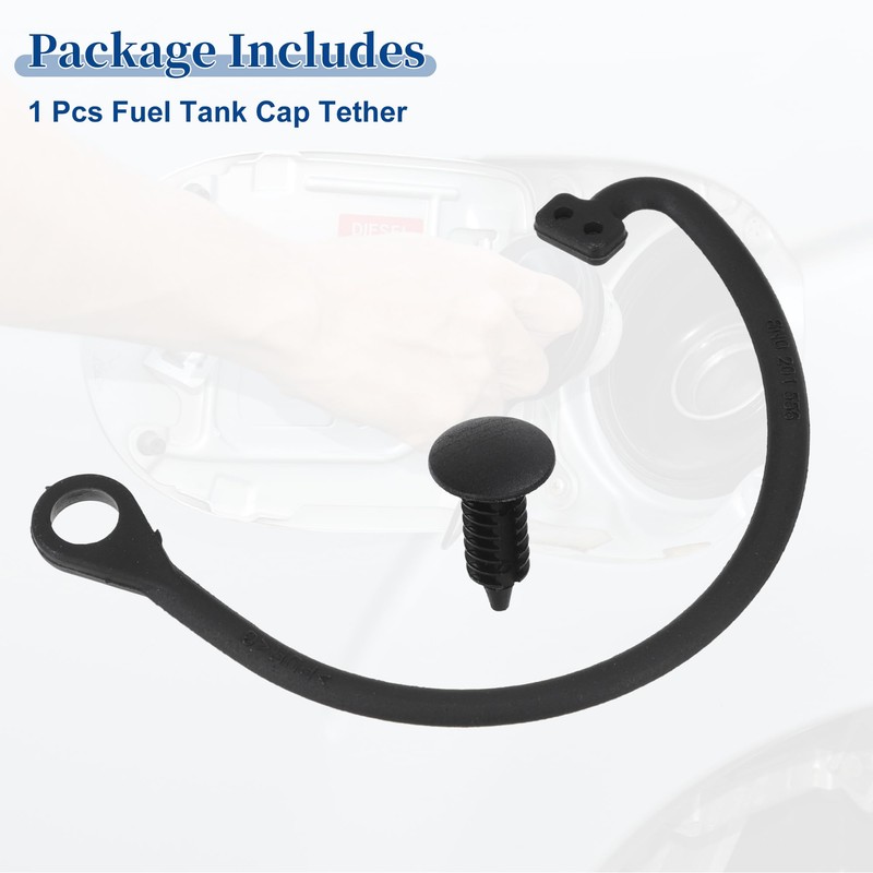 ACROPIX Fuel Tank Cap Tether Fuel Tank Rope Curved Shape