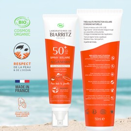 Laboratoires de Biarritz Laboratoires de Biarritz ALGAMARIS Sonnenspray LSF50+ in der neuen 150ml Familiengr??e | Sonnenschutzspray mit Lichtschutzfaktor 50+ | Bio zertifiziert, nat1rliche Inhaltsstoffe | mit Sofortschutz