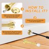 Spring Door Stoppers, 12 Pack Door Stops Wall Protector, Doorstops
