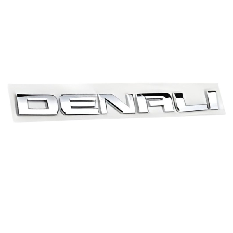 Denali 1-PC Nameplate Emblem HD Badge for GMC Yukon &