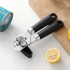 Manual can opener, stainless steel can opener with comfortable non-slip