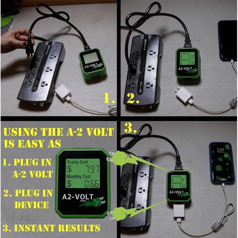 A2-Volt Electricity Cost Meter | Electric Cost Calculator