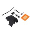Trimmer Air Filter Cover Kit ABS Rubber Good Wear Resistance
