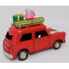 The Good Life Retro Vintage Rustic Christmas Tin Mini Car