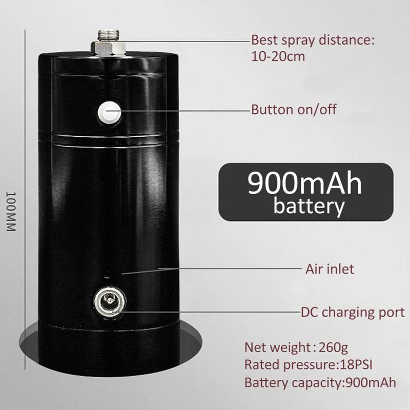 Rechargeable USB Airbrush Kit Portable Airbrush Compressor Spray Pump Handheld