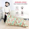 Kids Bean Bag Cover Only, Stuffed Animal Bean Bag Storage,