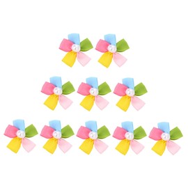 VILLFUL Small Pet Hairpins Dog Hair Clips Cat Hair Clips Creative Pet Hairpins Exquisite Flower Shape for Party and Festival