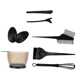 VICASKY 7-Piece Professional Hair Dyeing Tool Set Includes Mixing Bowl Dye Brush and Clips for Salon and Home Use for Hair Coloring and Tinting