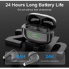 Wireless Earbuds with Charging Case, Touch Control, Digital Display
