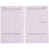 Franklin Planner 86375 Universal Weekly Refill, 12 Month Edition, Begins
