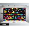 Goodbye Elementary School Next Stop Middle School Photo Backdrop Banner,