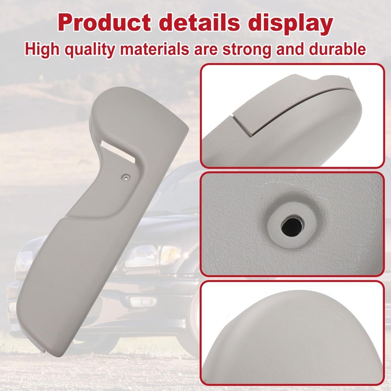 FEXON Driver Side Plastic Seat Trim Panel Bezel LH Gray