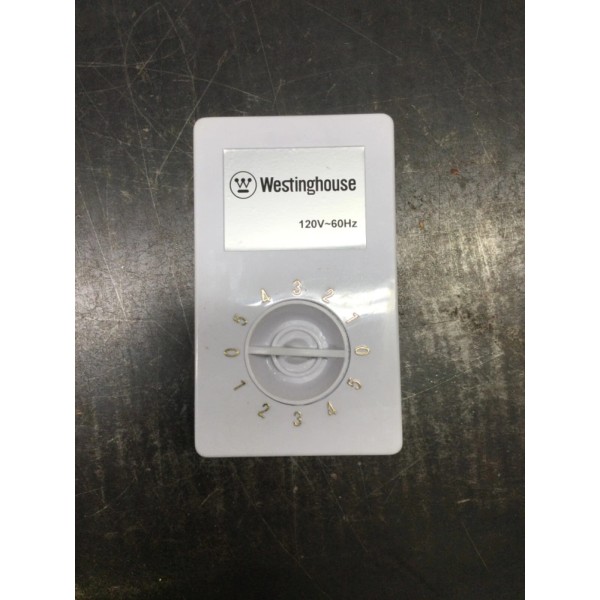 Westinghouse Five Speed Single Commercial Ceiling Fan Control GWJ5S-U 120V