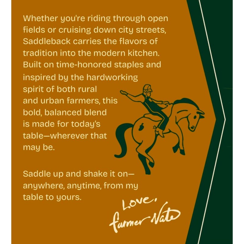 Farmer Nate's Saddleback All Purpose Seasoning & Rub 6 0z