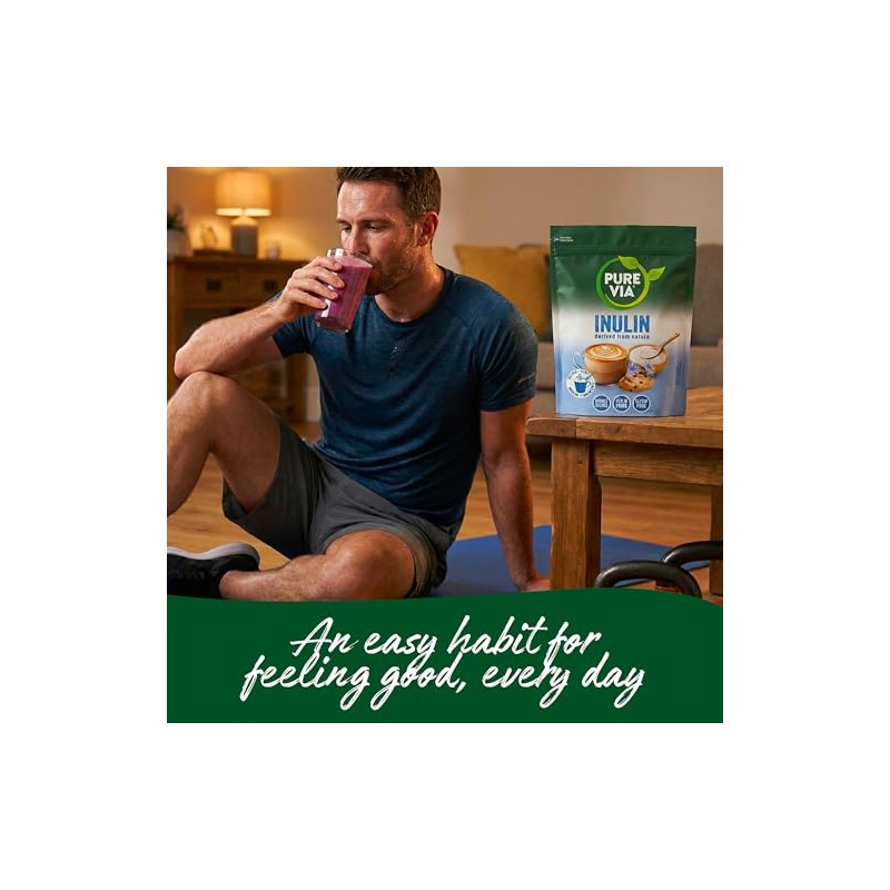 Pure Via Prebiotic Inulin Powder 1kg | Chicory Root Fibre