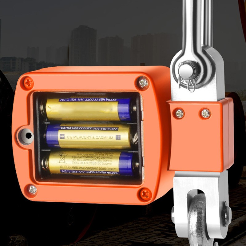 Orange Hanging Hook Scale LCD HD Digital Display High Accuracy