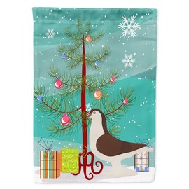 Caroline's Treasures BB9310GF Large Pigeon Christmas Garden Flag, Teal Mailbox Flag Decorative Yard Flag Banner Outside Patio Artwork Yard Flower Beds, Garden Size, Multicolor