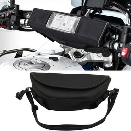 Waterproof Handlebar Storage Bag for R nineT S1000R S1000XR R1200GS LC Adventura R1200R R1250GS Adventura R1250R R1250RS R45 R50/5 R60 R65 R75 R80 R850GS R90 Handlebar Bag Phone Organizer Organizer