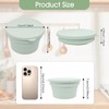 Canumer 4PCS Pizza Dough Proofing Box - Mini Stackable Silicone