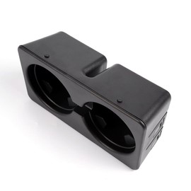 CROSSDESIGN Dual Cup Holder Insert Compatible with Chevy Silverado Avalanche Suburban Sierra Yukon Escalade 2007-2014 Drink Holder