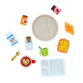 11PCS Magnetic Food Toys for Refrigerator - Mini Kitchen Play Set, Travel-Friendly Fridge Magnets, Learning Toys for Toddlers Home & Car