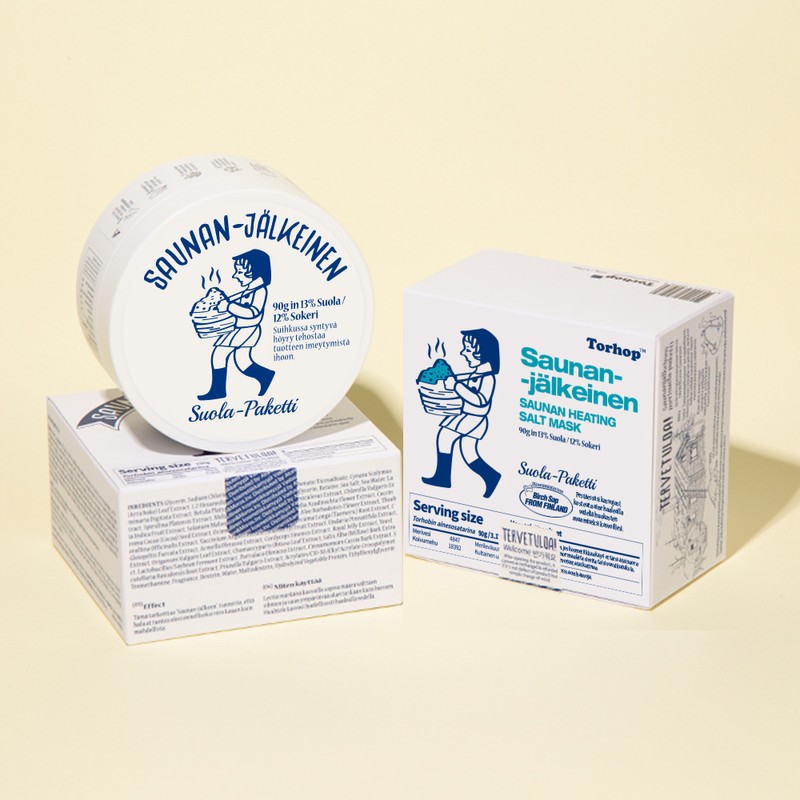 Torhop Saunan Heating Salt Mask 90g - Torhop Saunan Heating