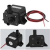 LEDGLE Submersible Pump, DC 12 V, Small Pump, Pond Pump,
