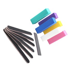 Mikinona Essential Nail Art Tools 13pc Set Includes Sanding Block Files Drill Bands Ideal for Beginners