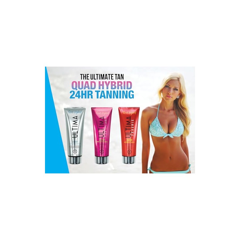 Power Tan Ultima Dark Collagen Quad Hybrid Bronzing Creme Sunbed