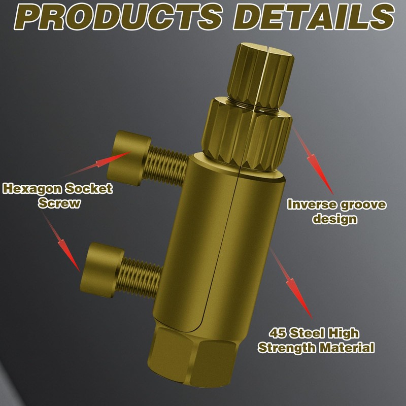 CYUXING Broken Valve Thread Extractor Broken Pipe Thread Extractor Tool,
