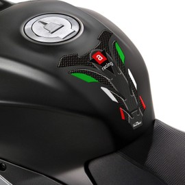 Resin Bike Stickers Motorcycle Compatible With Aprilia. Protection Tank Pad Motorcycle Bumps And Scratches. Sticker 3D Resin Version Universal - Effect Carbon & Colors Italy