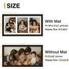 decorUhome 8x16 Picture Frames Collage Wall Decor, Display 3Pcs 5x7