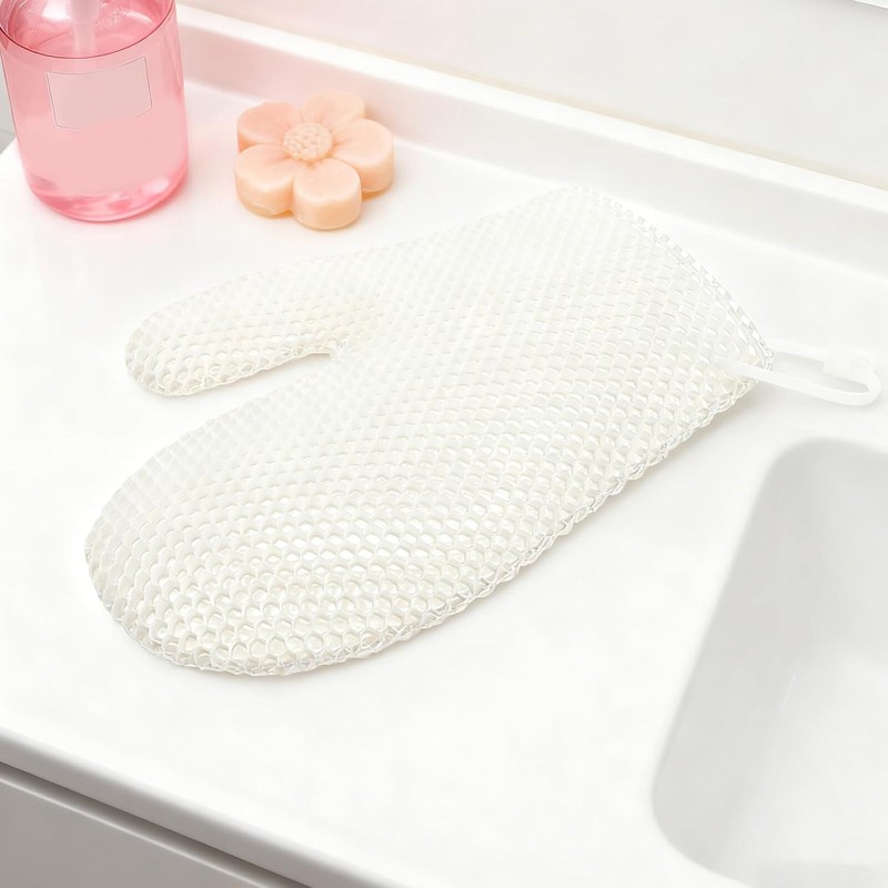 Guante Exfoliante de Baño Panal para Cuerpo y Cara Spa