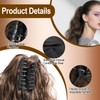 ELNX Ponytail Extensions 18 Inch Curly Ponytail Extensions Clip in