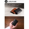 zepirion Quick Wallet 2 Leather Credit Card Case, Genuine Leather,