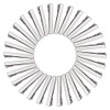 50pcs Metal Crocodile Alligator Hair Clips Bow (40mm)