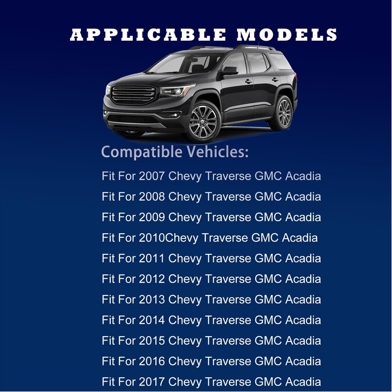 FULGURALSNAIL Center Console Lid Fit for 2007-2017 Chevy Traverse, Enclave,