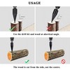 42 mm Wood Splitting Drill, Drill Cone Wood Splitter with