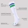 KICAS 2 Pairs Performance Tall Socks, Best for Hockey, Running,