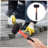 Tofficu Rubber Mallet Hammer Fiber Handle Non-Slip for Tile Installation