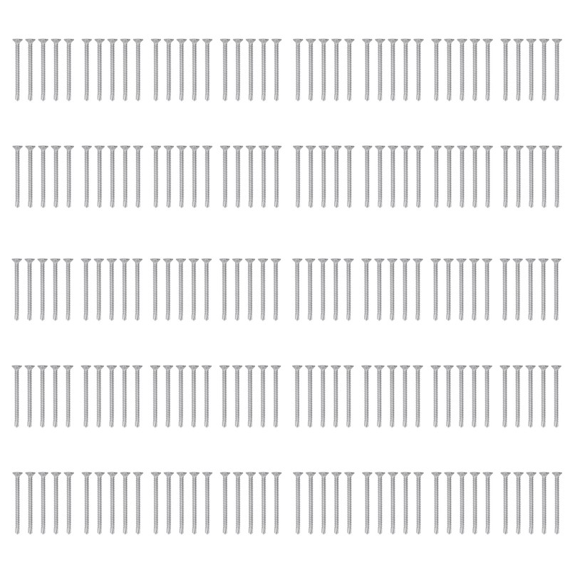 200Pcs Self Drilling Screw Cross Countersunk Head 410 Stainless Steel