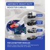 SAFEMATE 00 Gauge 30 FT Heavy Duty Jumper Cables -