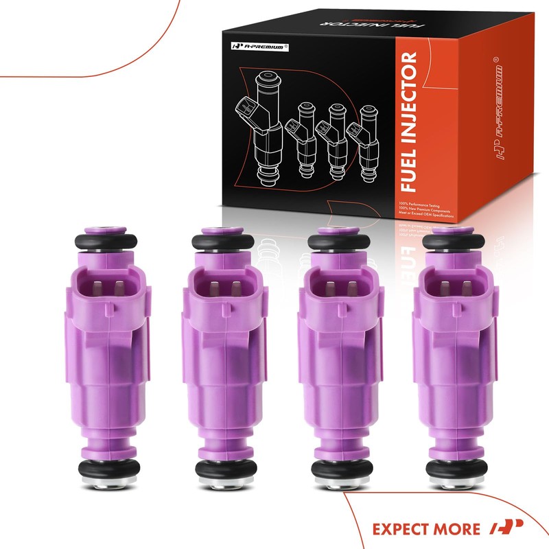 A-Premium Inyectores de combustible compatibles con Accent 2006-2011 Kia Rio