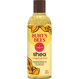 Burt's Bees Burt's Bees Shea + Tropical Fruit Luminous Body Oil, Non-Greasy, Antioxidant Rich for Glowing Skin, Non-Irritating, Natural Origin Skin Care, 8 oz.