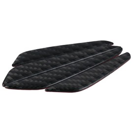 4Pcs Car Door Anti-Collision Strip Door Edge Guards,Carbon Fiber Texture Car Door Corner Bumper Protector Widely Used in Various Cars