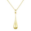 Philip Jones Gold Plated Teardrop Necklace