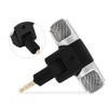 Mini micrófono estéreo para teléfono inteligente, conector jack de 3,5