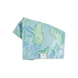 Simply Southern Whale 40" x 72" Quick Dry Beach Towel in Drawstring Bag