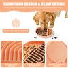 Adiwo Slow Feeder Dog Bowls,Silicone Durable Dog Slow Feeder Bowl
