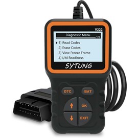SYTUNG Obd2 Diagnosegerät Neue Aktualisierte Version Universal Diagnosegerät Auto CAN Diagnosegerät Passend für Alle Fahrzeuge mit OBD II Protokoll